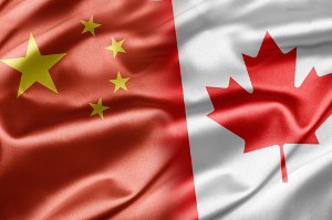 China-Canada flag
