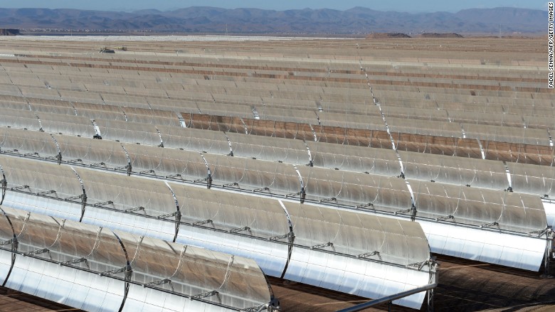 solar panels morocco Ouarzazate
