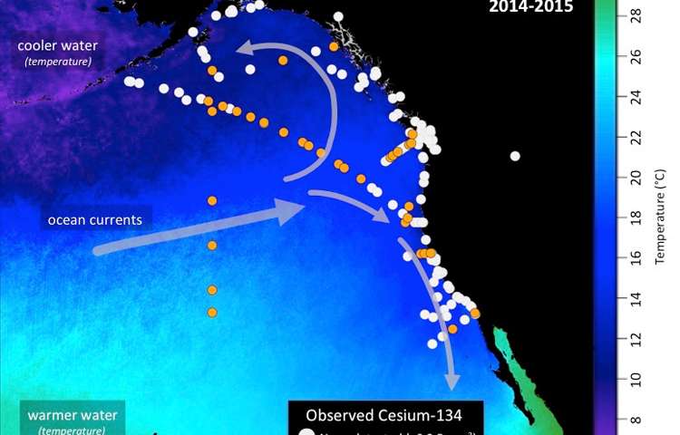 Higher levels of Fukushima cesium detected offshore