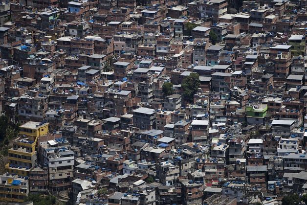The Rocinha slum in Rio de Janeiro, long a serious problem, shows one of the dangers of overpopulation - although many Rio slums have improved since 2011. Now half the world, including Brazil, is below the 2.1 fertility rate needed for zero growth. Photo: Felipe Dana, Associated Press