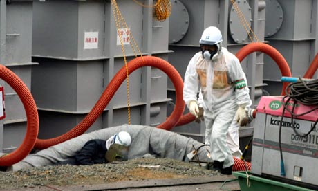 water tanks at the Fukushima nuclear power plant leak