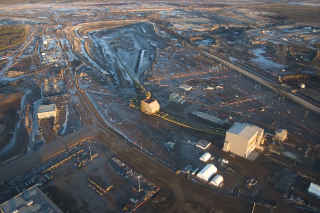 Oilsands development in northern Alberta, Canada.